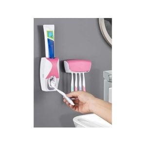 Dispenser de Pasta Dental com Porta Escovas