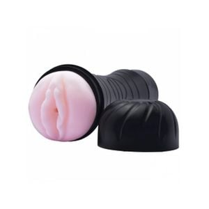 Masturbador Vagina em CyberSkin com Vibro (Formato de Lanterna)