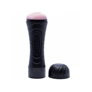 Masturbador Vagina em CyberSkin com Vibro (Formato de Lanterna)