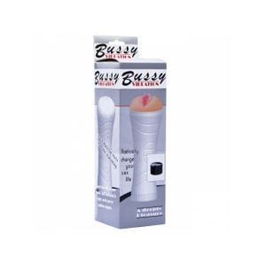 Masturbador Vagina em CyberSkin com Vibro (Formato de Lanterna)