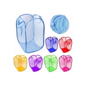 Cesto Organizador De Roupa Suja Nylon Multiuso Flexível