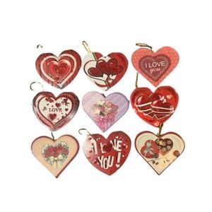 Cartão Romântico Coração 7x7cm (com glitter)