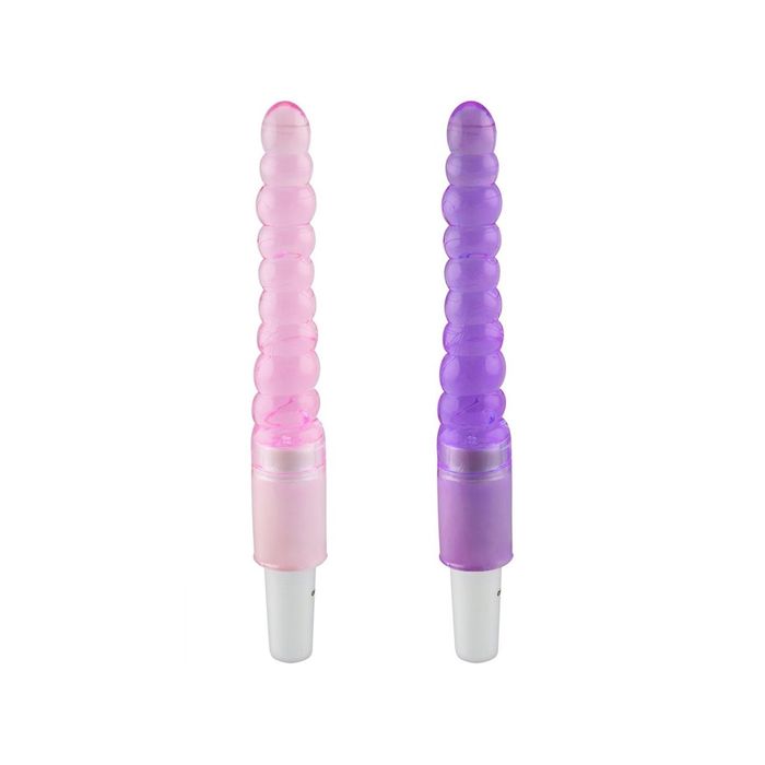Vibrador Jelly Escalonado Anal em Silicone (Plug com Vibro)