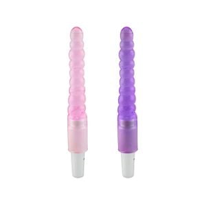 Vibrador Jelly Escalonado Anal em Silicone (Plug com Vibro)