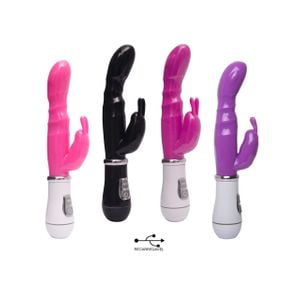 Vibrador Ponto G Recarregável com 8 Vibrações e Estimulador Clitoriano