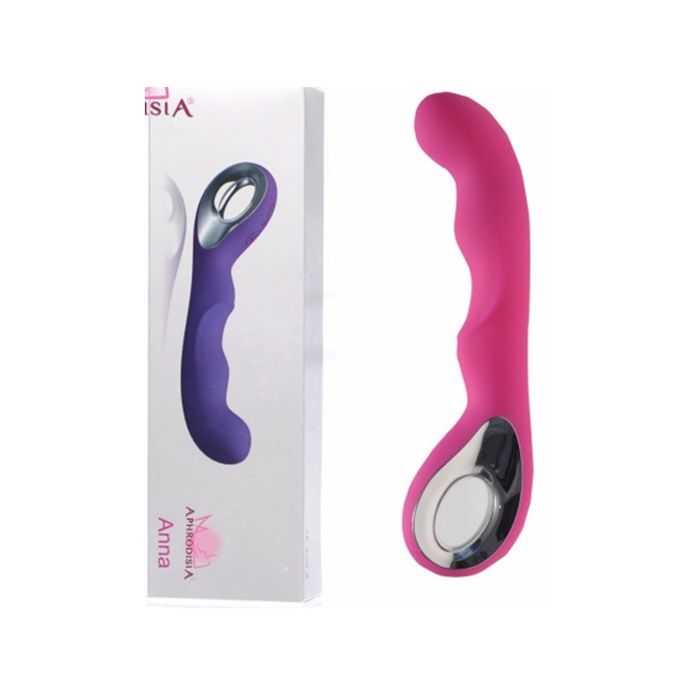 Vibrador de Luxo Recarregável com Detalhes em Metal (Ponto G)