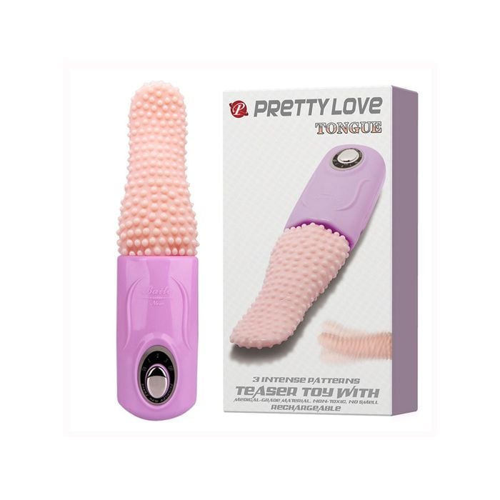 Tongue Massageador em Formato de Língua Recarregável