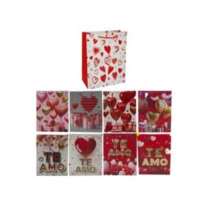 Sacola de Papel Eu Te Amo 23x18x10cm