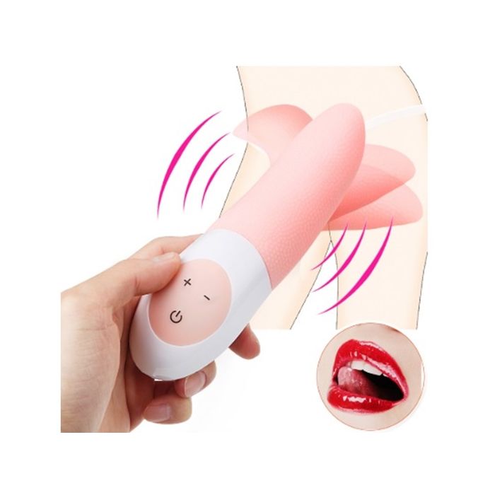 Masturbador Feminino em Formato de Língua Recarregável (12 Vibrações)
