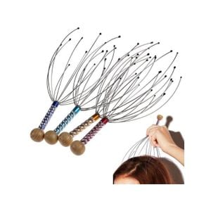 Massageador de Cabeça Anti-stress (12 pontas)