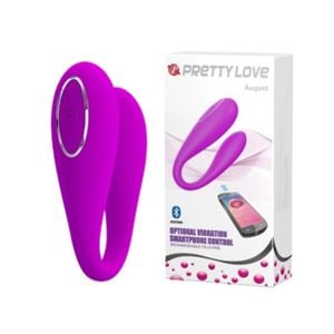 Vibrador de Casais U por Aplicativo (Bluetooth) August