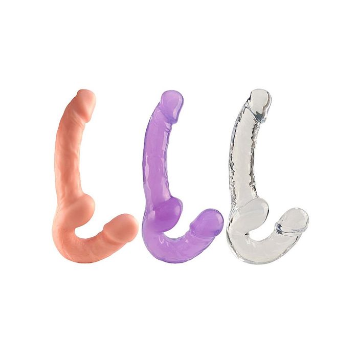 Penetrador strapless com plug vaginal, permite o uso sem cintas