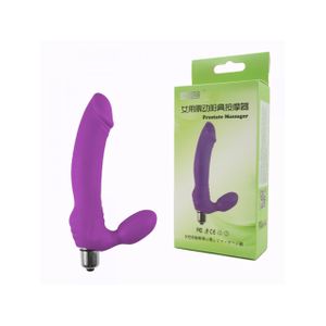 Penetrador Duplo com Plug Vaginal e Cápsula 10 vibrações STRAPLESS