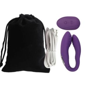 Vibrador para Casais com 10 Vibrações com Controle - Recarregável
