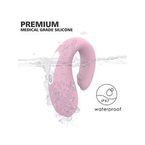 Vibrador de Casal Golfinho Recarregável- Winter (9 vibrações)