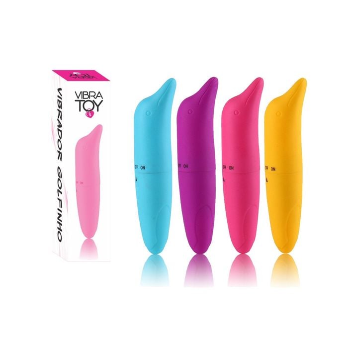 10 Vibrador ponto G golfinho Luxo (resistente à agua) toque suave