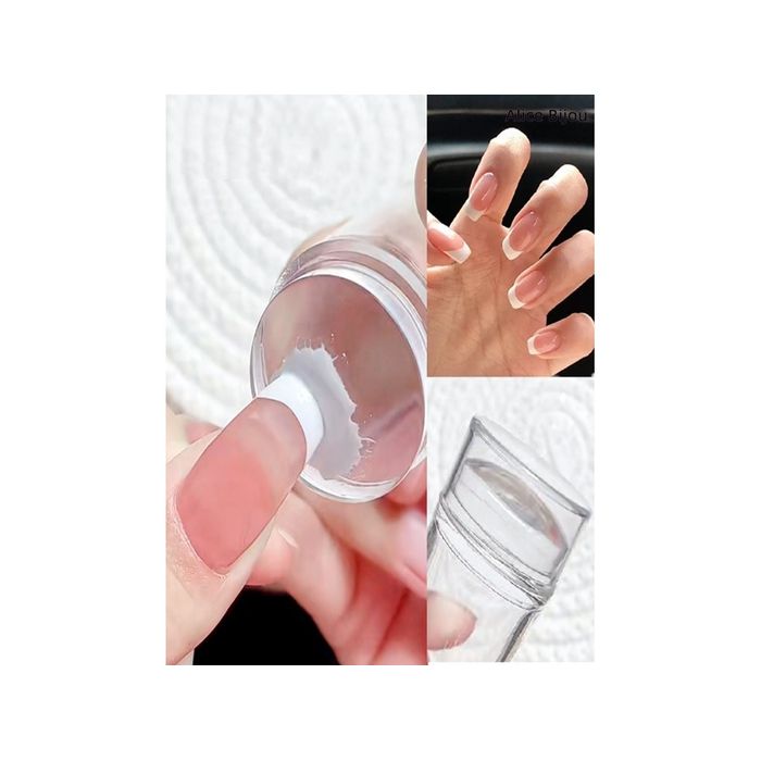Carimbo de Unha - Carimbo em Silicone Transparente