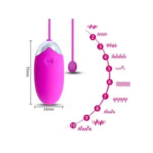 Cápsula Vibratória sem Fio Recarregável Bluetooth (via app) Abner