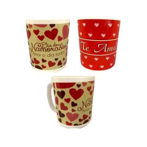 Caneca Romântica (plástico)