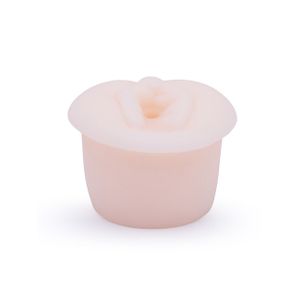 Bomba Peniana Manual- 3 Anéis de Silicone e 1 em Cyber Skin em Forma de Vagina