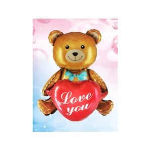 Balão Urso Love You (105 x 66 cm)