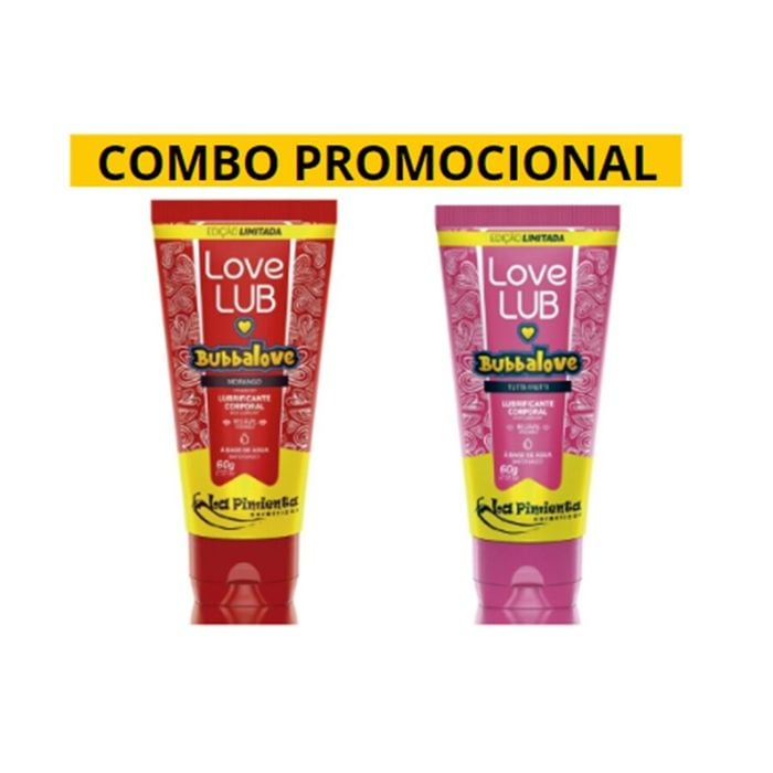 Bubbalove ( Combo Promocional - Morango e Tutti-Fruit)