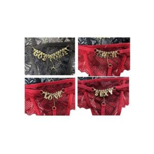 Calcinha Secretária com Strass Atrás Perfumada