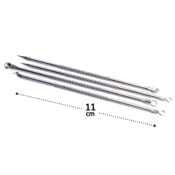 Kit Extrator de Cravos Inox 11cm 4 Peças