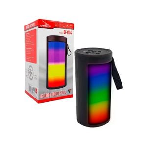 Caixa de Som Bluetooth, Fm Usb, P2 Cartão Sd Portátil com Led