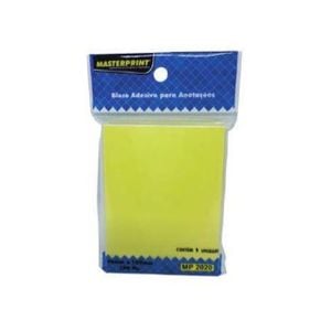 Bloco Adesivo Anotação 75mm x 75mm Amarelo, 100 Folhas