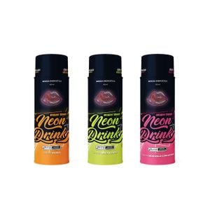 Neon Drink Bebida Energética (brilha sob luz negra) 60ml.