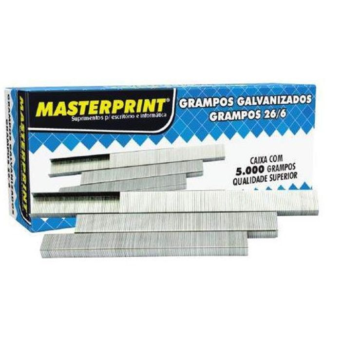 Grampo Galvanizado 5000 unidades (26/6)