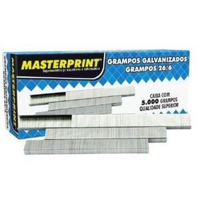 Grampo Galvanizado 5000 unidades (26/6)