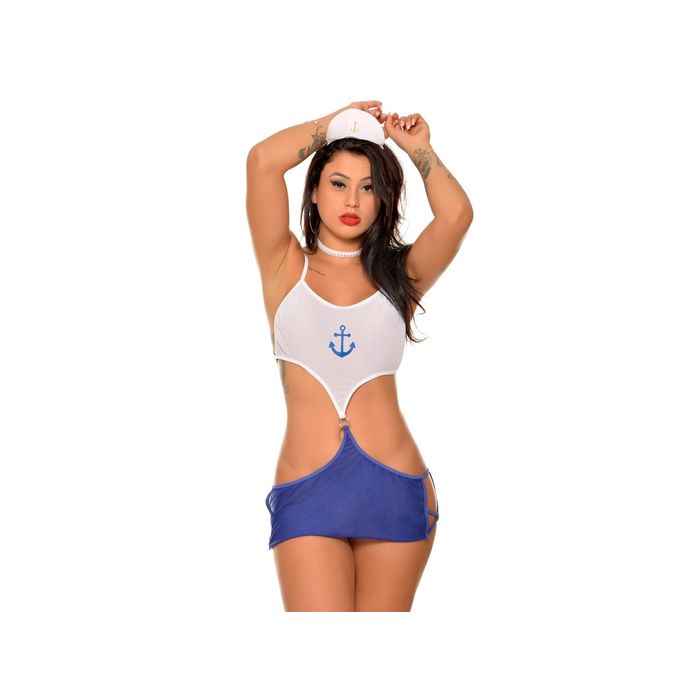Mini Fantasia Body New Marinheira