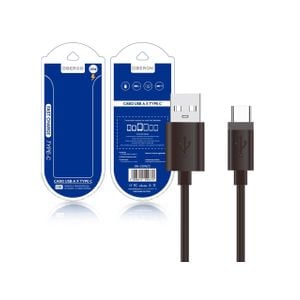 Cabo Tipo C x USB 1 Metro 3.6A (Turbo)