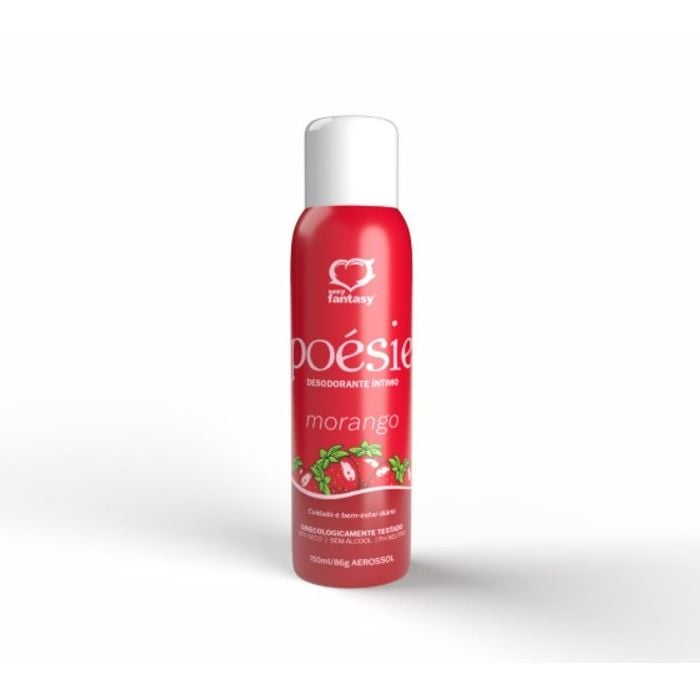 Desodorante Íntimo Aerossol Poesie Morango 150 ml