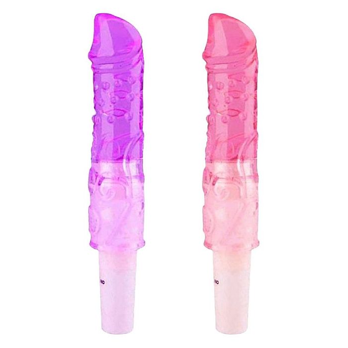 Vibrador Jelly ( Silicone - Formato de Pênis)