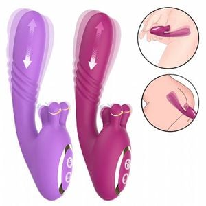 Vibrador de Ponto G e Clitóris com 360° / Vai e vem - Layla