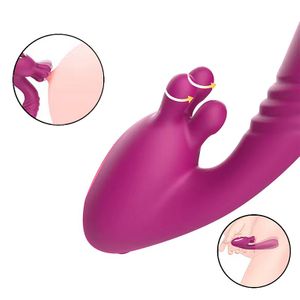 Vibrador de Ponto G e Clitóris com 360° / Vai e vem - Layla