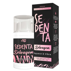 Vibrador Líquido Morango Com Champanhe Sedenta Selvagem 15g