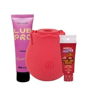 Kit Com Rosa Sugadora + Lub Pro Momozin + Pega Fogo Cabaré