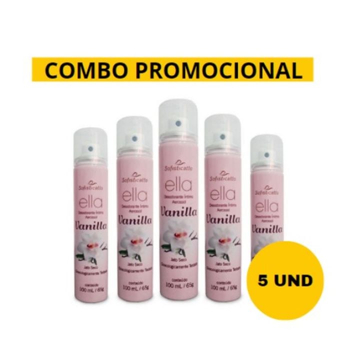 Desodorante Íntimo Vanilla ( Combo Promocional - 5 unidades)