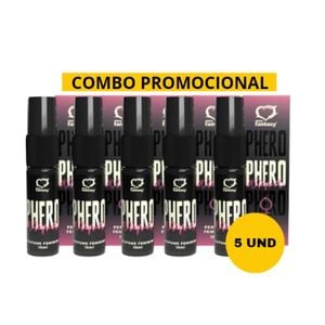 Perfume Phero Aroma Feminino ( Combo Promocional - 5 unidades)