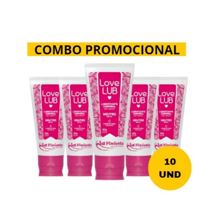 Love Lub ( Combo Promocional - 10 unidade Neutro)