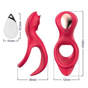 Anel Duplo com Vibro e Controle Remoto - Nolan-B - SIAnel Duplo com Vibro e Controle Remoto - Nolan-B - SIAnel Duplo com