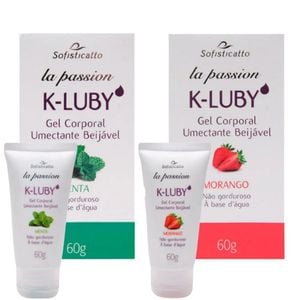 Lubrificante Íntimo K-Luby Beijável 60g