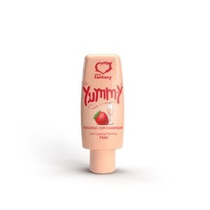Yummy Gel Térmico Morango com Champagne 15ml
