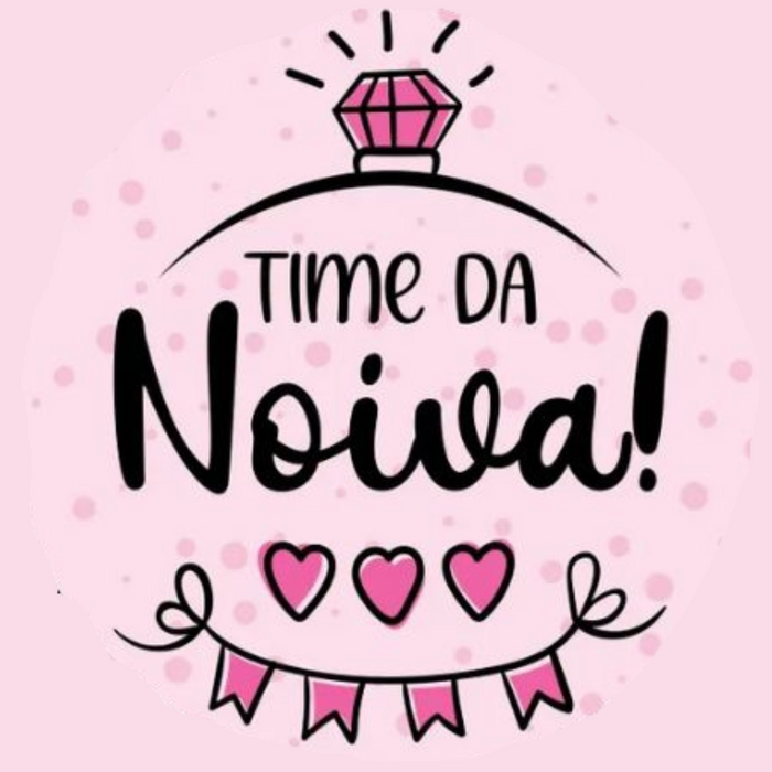 24 Adesivos Time da Noiva (Despedida de solteira e Chá de lingerie) 5x5cm