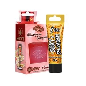Combo Promocional (Gel Beijável 30ml + Sexy Selvagem)