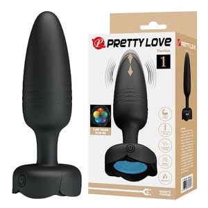 Plug Anal com Vai e vem / Luz de Led - Tarion - Pretty Love